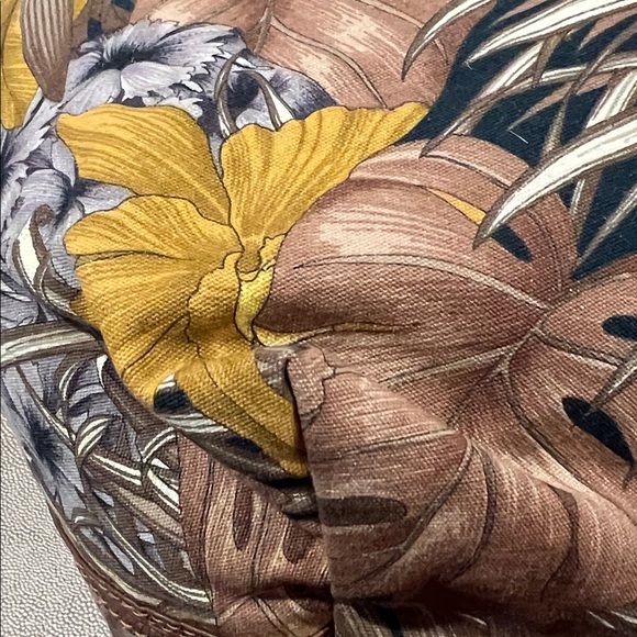 Salvatore Ferragamo Jungle Print with Leopard Brown & Yellow EUC - Picture 14 of 16